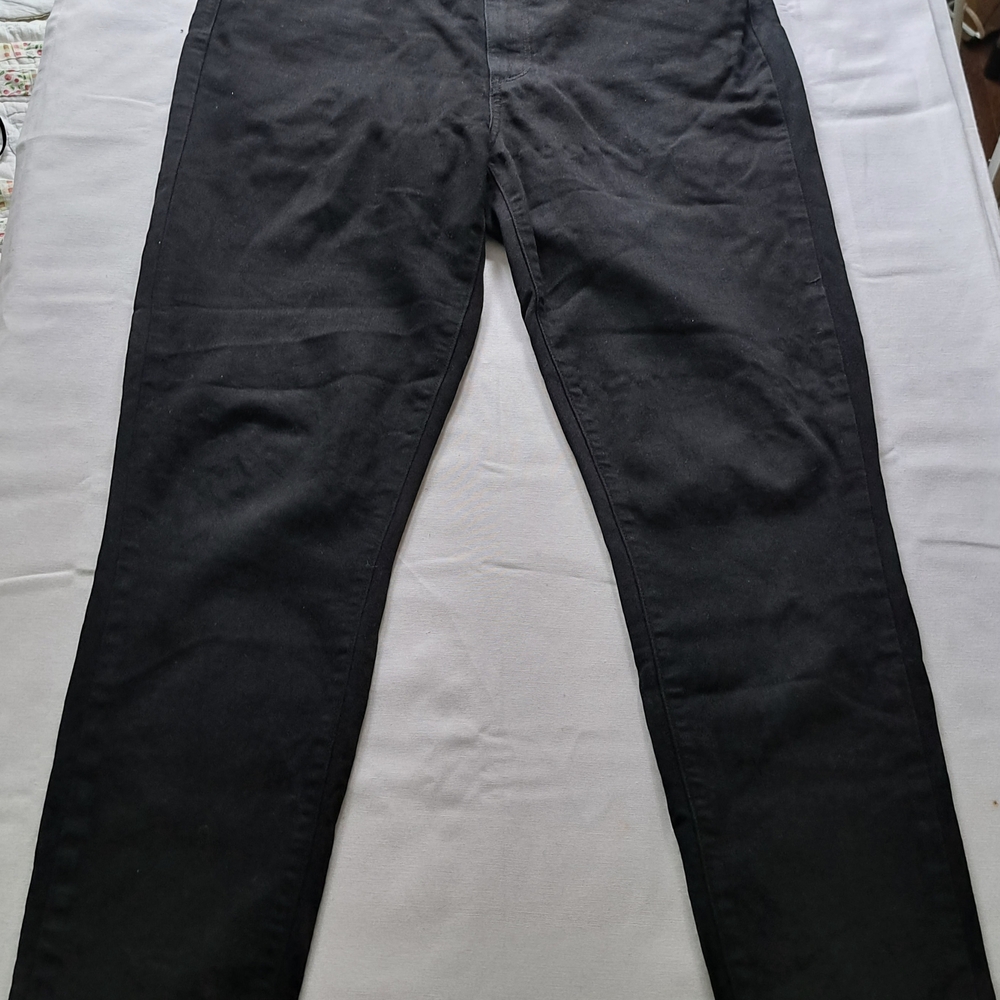 PAIGE Hoxton Ultra Skinny Black Jeans Women Size 32